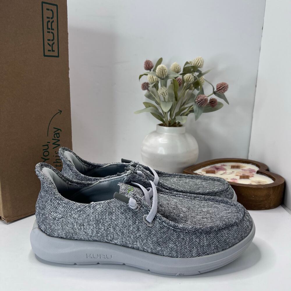 Kuru Draft Rento Lightweight Slip On Comfort Shoe Storm Gray Men 11.5 Medium NWB
